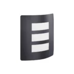 aplique exterior eglo rascino e negro galvanizado difusor e27 ip44 tiendasdeco