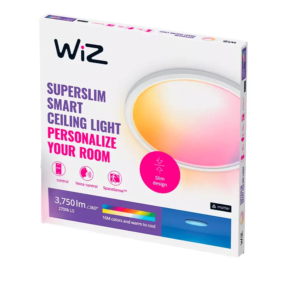 plafon de techo philips wiz superslim led 32w blanco rgb 2200k 6500k tiendasdeco 3
