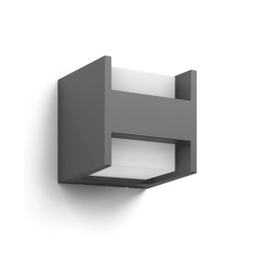 Aplique Arbour LED 2×4,5W 2700K Antracita IP44 – Philips - Imagen 1