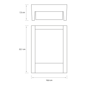 Aplique Arbour LED 3,8W 3000K Ultra Eficiente Antracita IP44 – Philips - Imagen 4