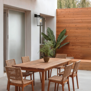 Aplique Bellini Negro Cuadrado IP44 exterior E27 (Sin Bombilla) – Philips - Imagen 4