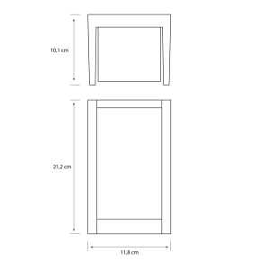 Aplique Bridge Antracita Sin Bombilla IP44 – Philips - Imagen 4