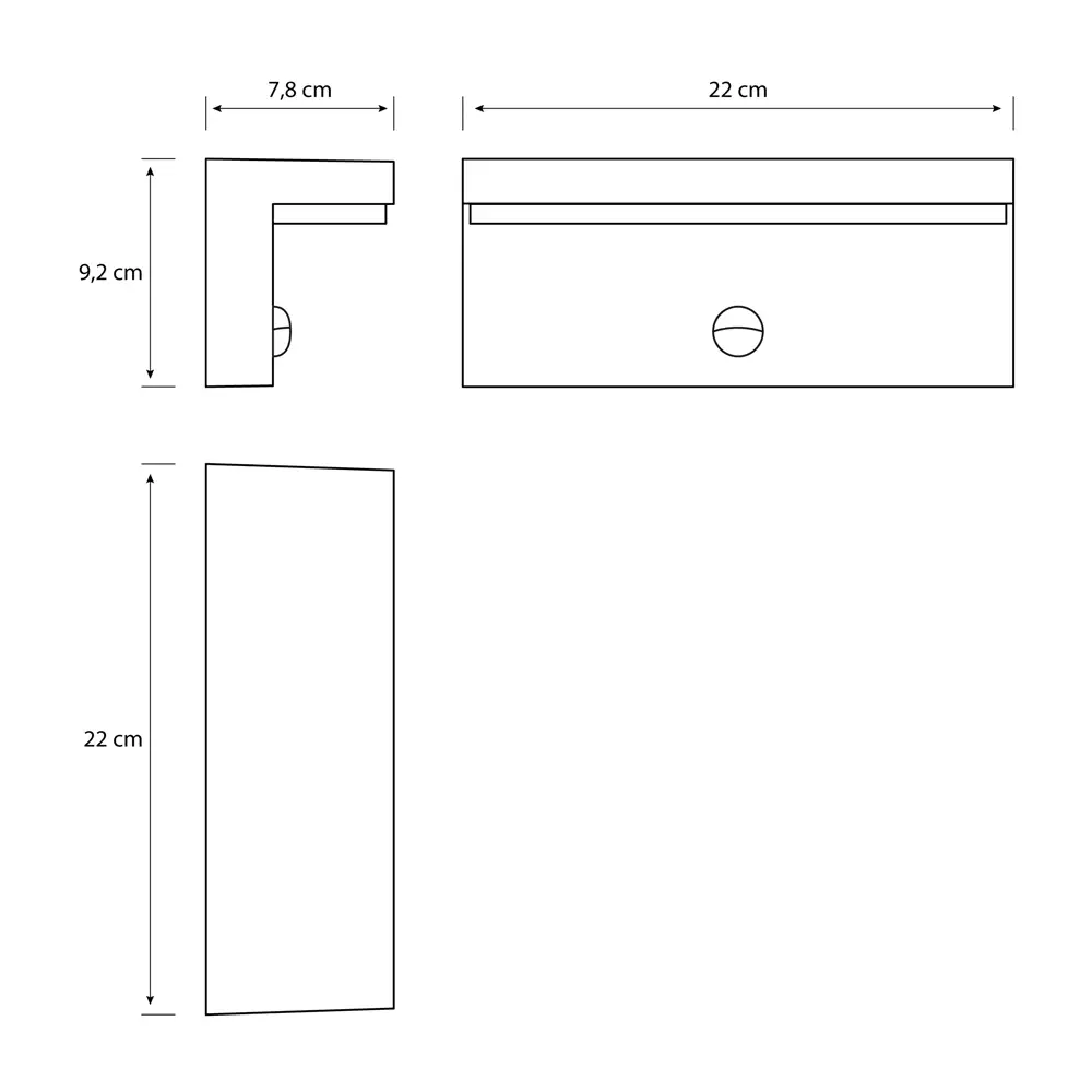 tiendas deco aplique bustan led 1 x 38w 4000k ultra eficiente con sensor antracita ip44 philips 4 1
