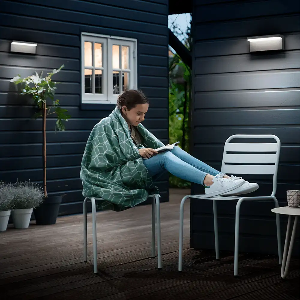 tiendas deco aplique bustan led 1 x 38w 4000k ultra eficiente con sensor antracita ip44 philips 5