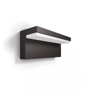 Aplique Bustan LED 1×3,8W 4000K Ultra Eficiente Antracita IP44 – Philips - Imagen 1