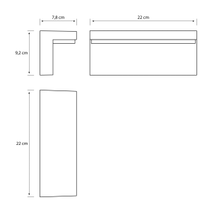 Aplique Bustan LED 1×3,8W 4000K Ultra Eficiente Antracita IP44 – Philips - Imagen 4