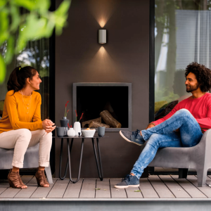 Aplique Buxus LED 2×4,5W 2700K Níquel IP44 – Philips - Imagen 5