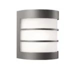 Aplique de pared exterior Calgary antracita Philips IP44 sin bombilla vista frontal