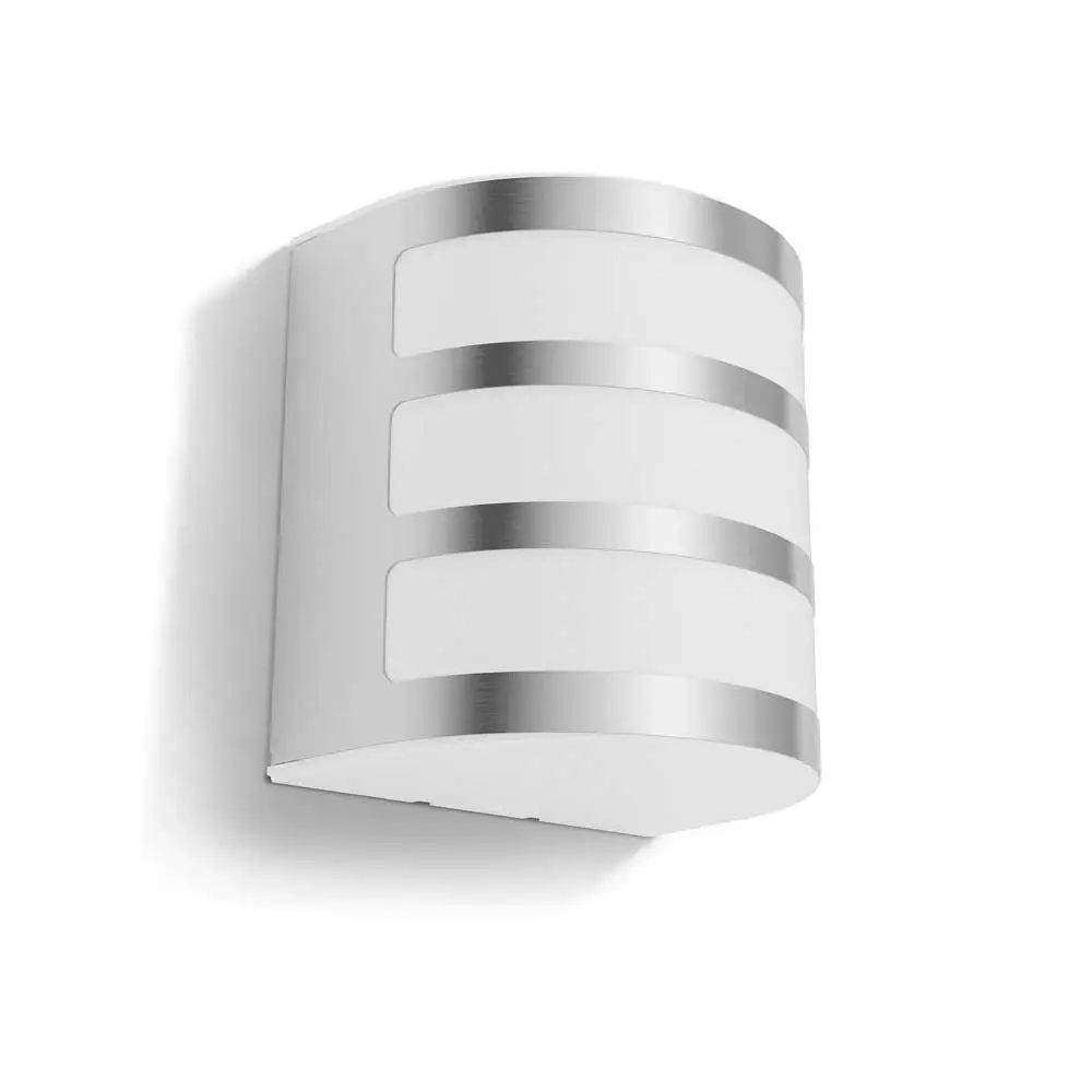 tiendas deco aplique calgary led 1 x 3w 2700k niquel ip44 philips 2
