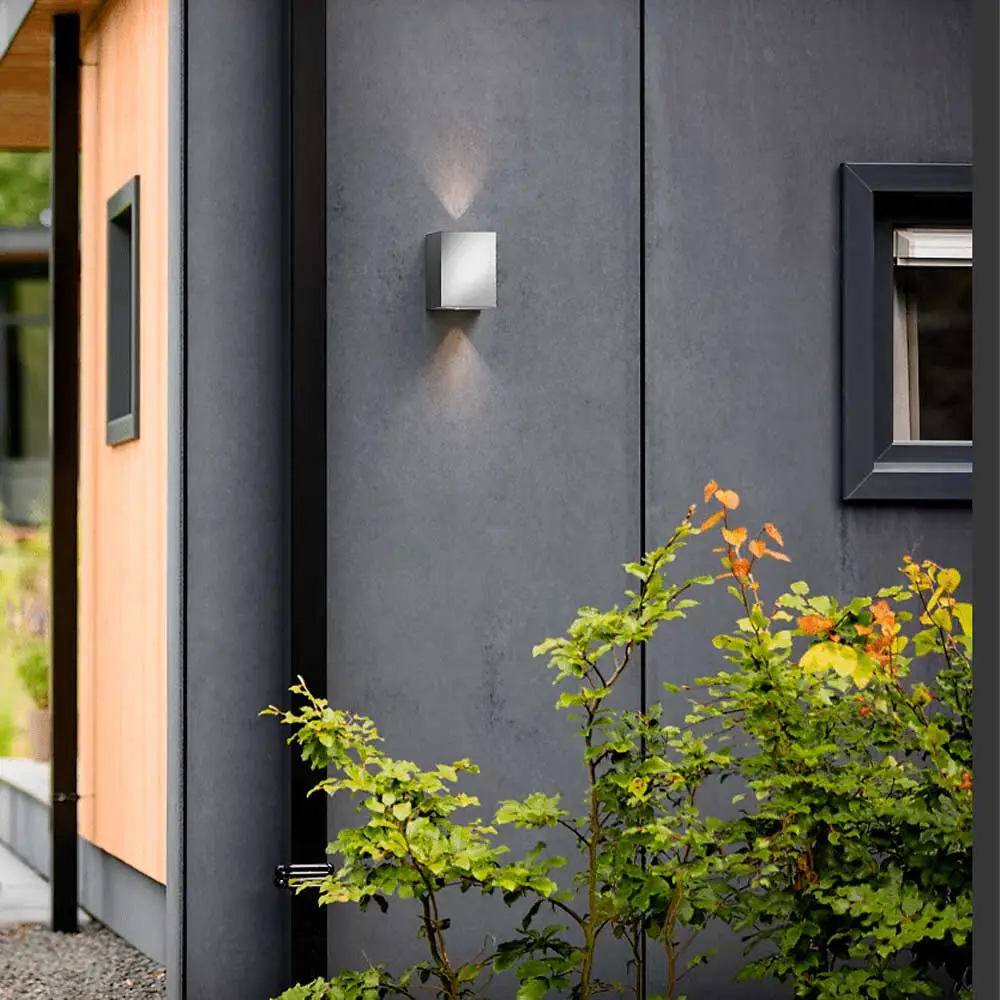 tiendas deco aplique cistus led 2 x 45w 2700k niquel ip44 philips 5