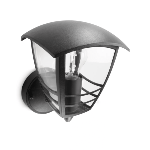 Aplique Creek Up Negro Sin Bombilla IP44 – Philips - Imagen 2