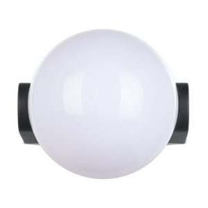 Aplique de Pared Exterior Rubio con Estructura de Aluminio y Esfera Blanca E27 IP64 – Eglo - Imagen 4