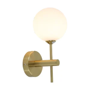 Aplique de Pared G9 Dorado con Tulipa Opal IP20 Interior – Campiluz - Imagen 1