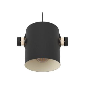 Aplique de Pared HORNWOOD de Madera y Negro – Eglo - Imagen 2