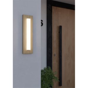 Aplique de Pared LED Exterior BITETTO con Base de Madera 7W 3000K IP44 – Eglo - Imagen 4