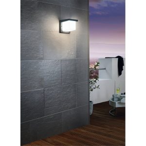 Aplique de Pared LED Exterior DESELLA 1 Cuadrado 10W 3000K IP55 – Eglo - Imagen 5
