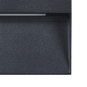 Aplique de Pared LED MARUGGIO Cuadrado Negro 4,8W IP65 – Eglo - Imagen 2