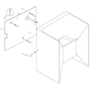 Aplique de Pared LED MORINO Cuadrado Blanco Luz Arriba y Abajo 3000K IP44 – Eglo - Imagen 3