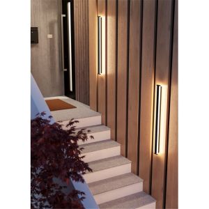 Aplique de Pared LED Neviano Alargado 97 cm 11W 3000K IP65 – Eglo - Imagen 2