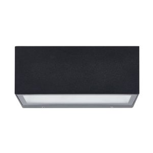 Aplique de Pared LED SPONGANO Horizontal Negro 2x5W IP65 – Eglo - Imagen 1