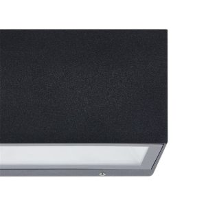 Aplique de Pared LED SPONGANO Horizontal Negro 2x5W IP65 – Eglo - Imagen 3