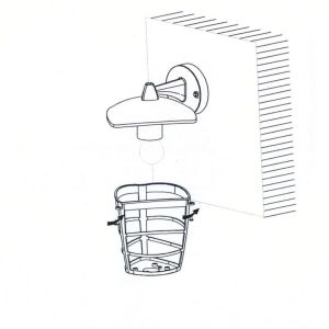 Aplique de Pared Tipo Farol ALORIA Moderno Suspendido Exterior Blanco E27 IP44 – Eglo - Imagen 2