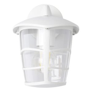 Aplique de Pared Tipo Farol ALORIA Moderno Suspendido Exterior Blanco E27 IP44 – Eglo - Imagen 4