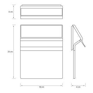 Aplique Enkara LED 1×0,2W 2700K Solar Negro IP44 – Philips - Imagen 4