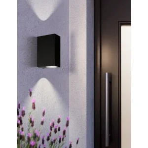 Aplique Exterior de Pared SCOGLIERA-E Negro GU10 IP44 14 cm sin Bombilla – Eglo - Imagen 2