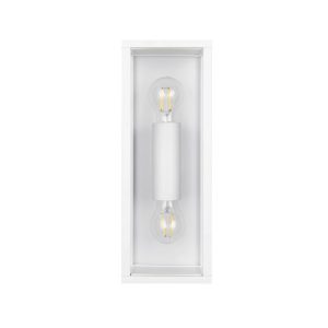 Aplique exterior GARONNE 2 Luces E27 10W IP44 Blanco - TRIO Lighting - Imagen 4