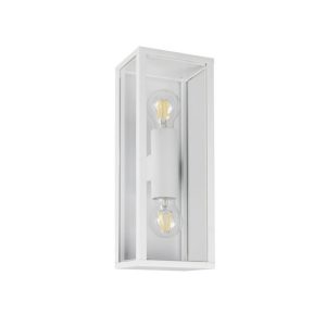 Aplique exterior GARONNE 2 Luces E27 10W IP44 Blanco - TRIO Lighting - Imagen 5