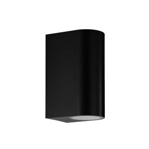 Aplique Exterior GU10 Negro IP44 para Pared 14 cm sin Bombilla – Eglo - Imagen 1