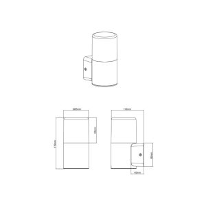 Aplique Exterior HOOSIC Pantalla Ahumada E27 28W IP44 Bombilla no Incluida - TRIO Lighting - Imagen 4
