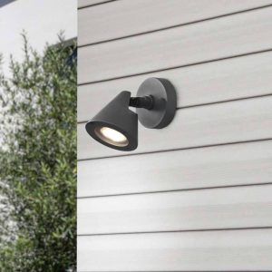 Aplique exterior KAVERI Abatible GU10 IP44 Antracita - TRIO Lighting - Imagen 2