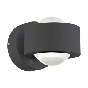 Aplique Exterior LED Circular TREVIOLO 3000K 460 lm con Vidrio Claro – Eglo - Imagen 1