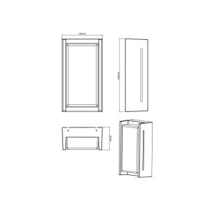 Aplique Exterior LED INDUS 23cm 2x4W 500lm 3000K IP54 - TRIO Lighting - Imagen 4