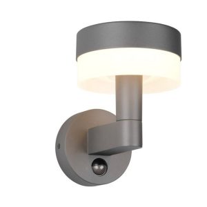 Aplique exterior LED MACKENZIE con Sensor 8W 800lm 3000K IP44 - TRIO Lighting - Imagen 1
