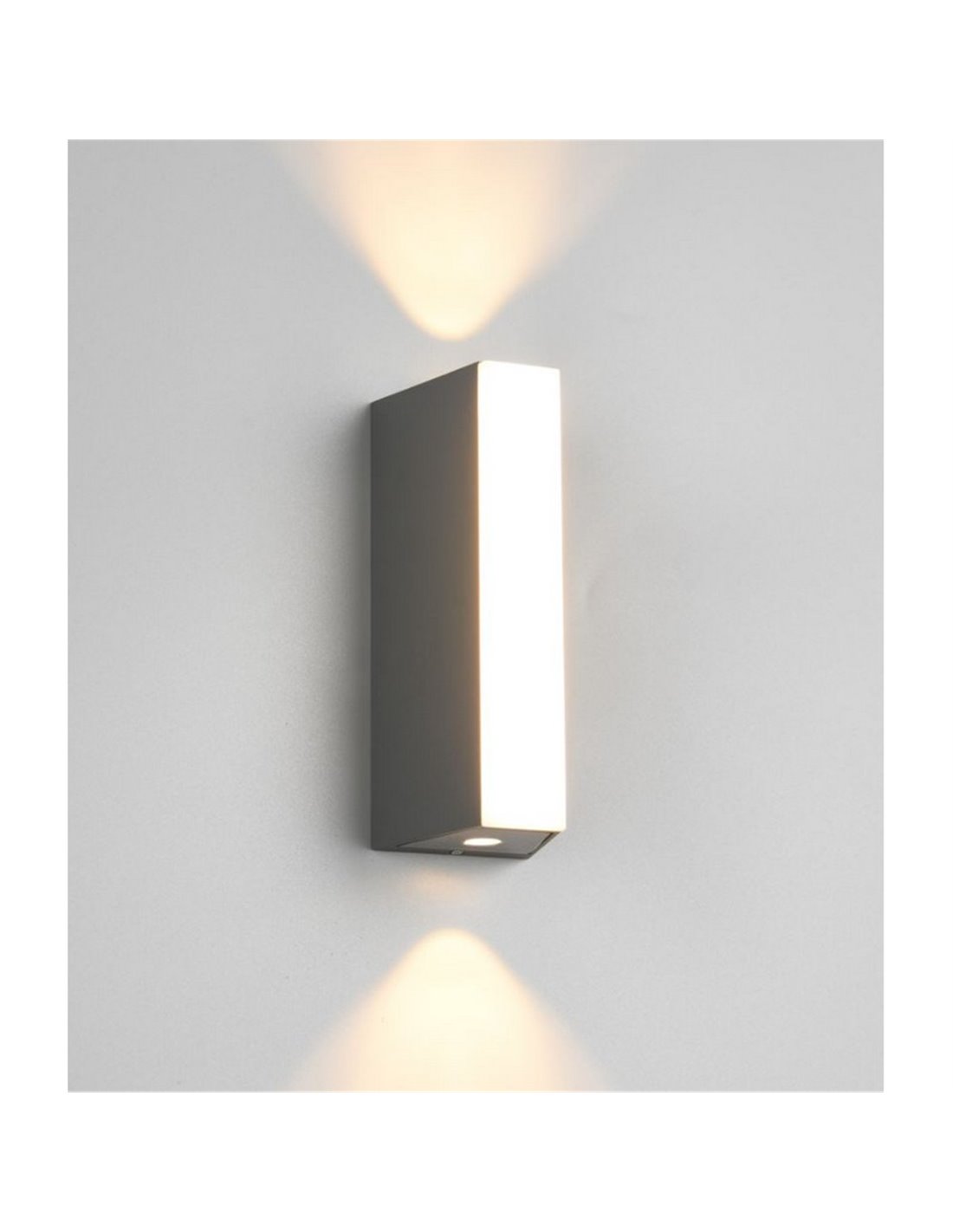 Aplique exterior LED Marne 16cm 5.5W 3000K IP44 antracita Trio Lighting iluminación bidireccional