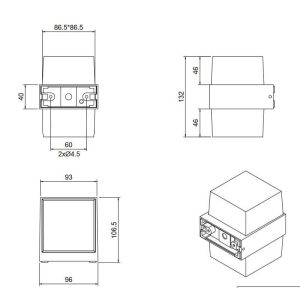 Aplique exterior LED MOLINA Cuadrado Moderno IP54 - TRIO Lighting - Imagen 4
