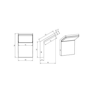 Aplique Exterior LED PEARL 8W 900lm 3000K IP54 - TRIO Lighting - Imagen 4