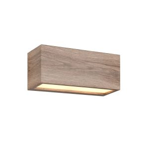 Aplique Exterior MAYENNE Efecto Madera 25cm Luz arriba y abajo 2xE14 10W IP44 - TRIO Lighting - Imagen 1
