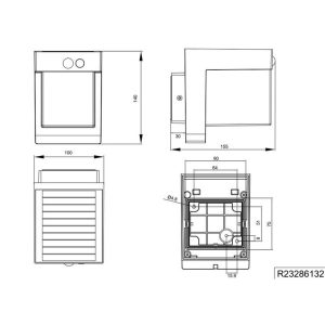 Aplique Exterior Solar LED COLOMBO 5.5W 650lm 4000K IP44 Negro - TRIO Lighting - Imagen 2