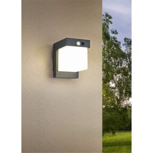 Aplique Exterior Solar LED COLOMBO 5.5W 650lm 4000K IP44 Negro - TRIO Lighting - Imagen 5