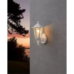Aplique Exterior Tipo Farol LATERNA 5 Blanco con Emisión Superior E27 IP44 – Eglo - Imagen 2