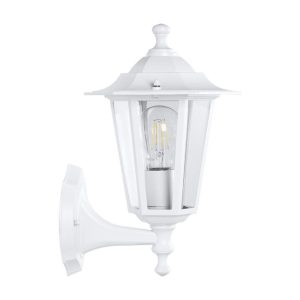 Aplique Exterior Tipo Farol LATERNA 5 Blanco con Emisión Superior E27 IP44 – Eglo - Imagen 5