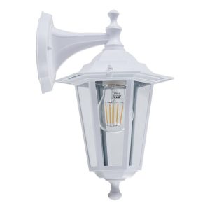 Aplique Exterior Tipo Farol Suspendido LATERNA 5 Blanco con Emisión Inferior E27 IP44 – Eglo - Imagen 4