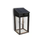 tiendas deco aplique geri c led 1 x 32w 4000k solar con sensor ultra eficiente negro ip44 philips 1