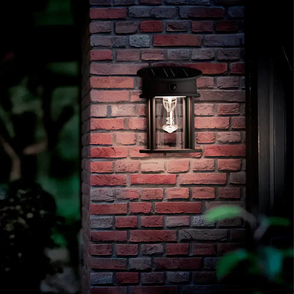 tiendas deco aplique geri r led 1 x 32w 4000k solar con sensor ultra eficiente negro ip44 philips 5