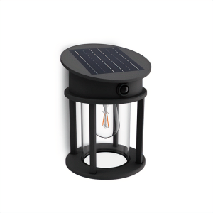 Aplique Geri R LED 1×3,2W 4000K Solar con Sensor Ultra Eficiente Negro IP44 – Philips - Imagen 2