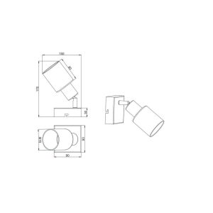 Aplique Interior CADIZ Tulipa Ahumada E14 IP20 - TRIO Lighting - Imagen 5